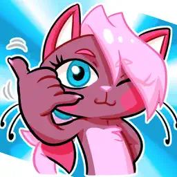 Cat Stickers: Flirty Kate app icon