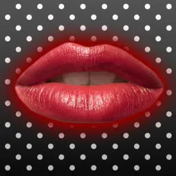 Hot Flirty Lips Stickers app icon
