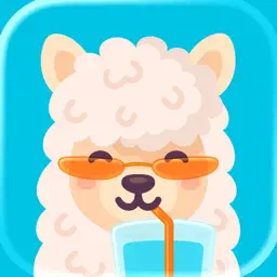 Water tracker Waterllama app icon