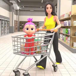 Single Mother Baby Care Games app icon