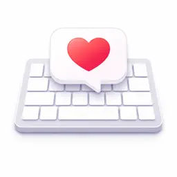 FlirtKey: AI Dating Keyboard app icon